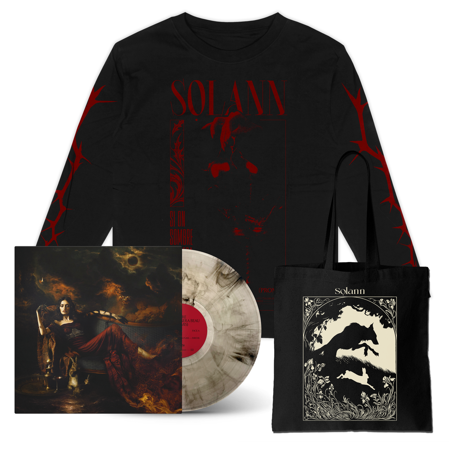 SUPERPACK PREMIUM VINYLE MARBLE, TEXTILE AU CHOIX ET TOTE BAG (limité à 500 ex)