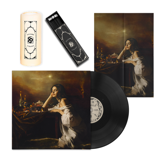 Pack CD ou Vinyle + Boîte d'allumettes + Bougie