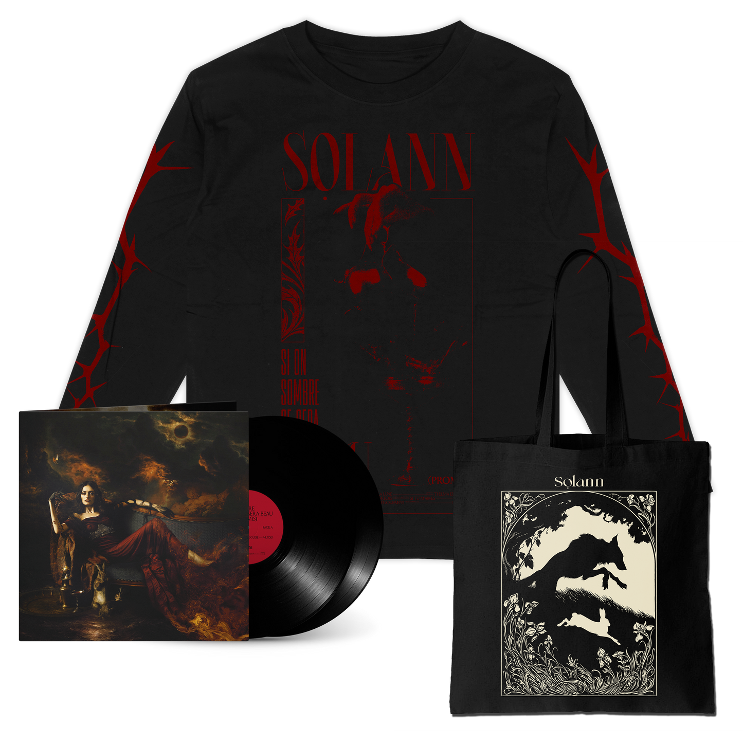 SUPERPACK PREMIUM DOUBLE VINYLE, TEXTILE AU CHOIX ET TOTE BAG