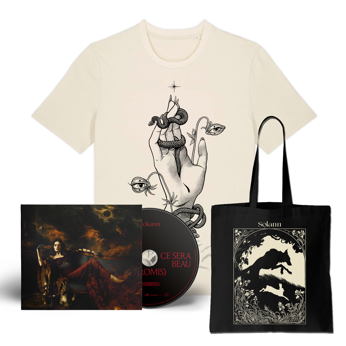 SUPERPACK PREMIUM CD, TEXTILE AU CHOIX, TOTE BAG