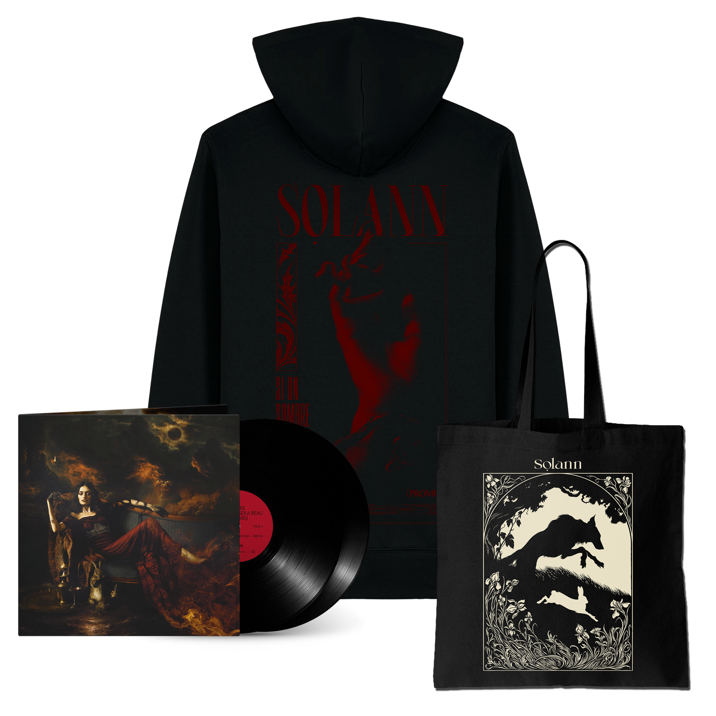SUPERPACK PREMIUM DOUBLE VINYLE, TEXTILE AU CHOIX ET TOTE BAG