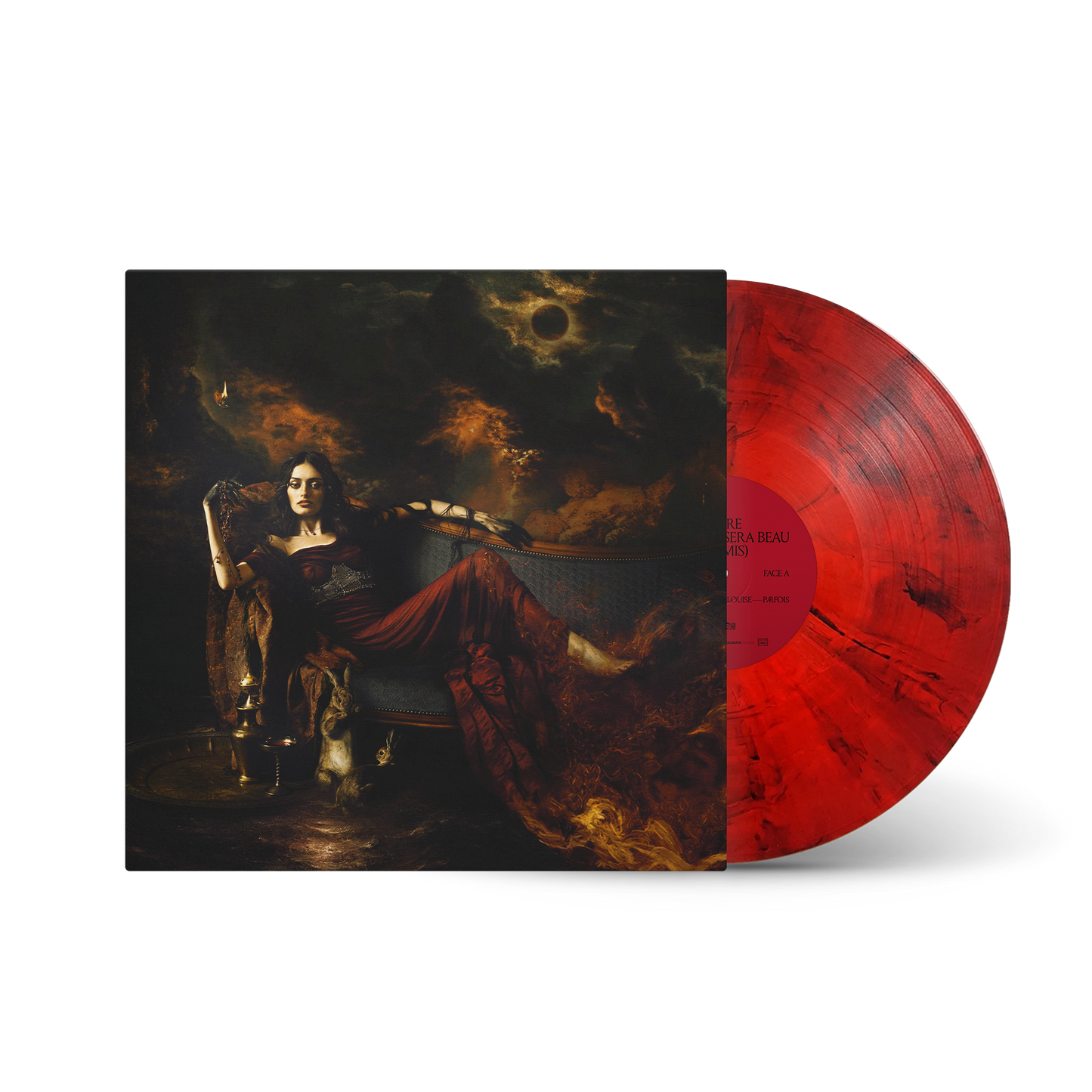 VINYLE MARBLE ROUGE ET NOIR, EDITION LIMITÉE À 1000 EX (Livraison à partir du 05/12)